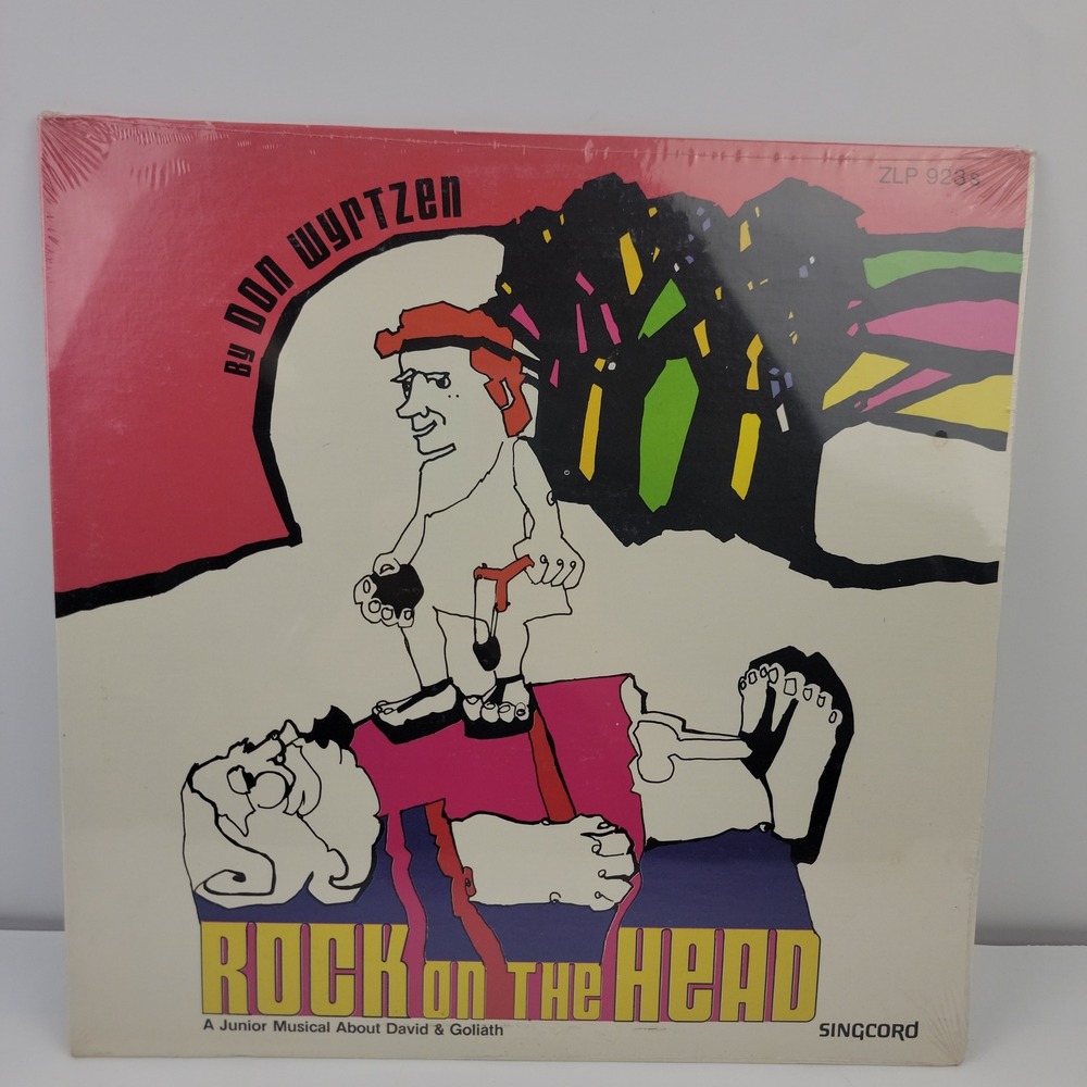 Don Wyrtzen Rock on the Head Junior Musical David & Goliath Vinyl LP ZLP 923s